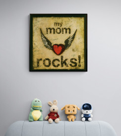Tablou camere copii - My Mom Rocks - Img 3