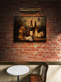 Tablou crama vinuri - A Fine Meal