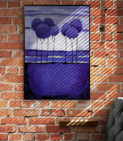 Tablou living copaci - Dusky Landscape I