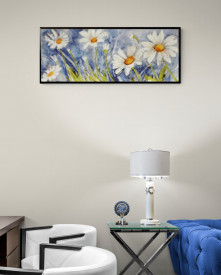 Tablou living flori - Margherite - Img 2