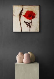 Tablou living flori - Scarlet Blossom