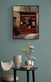 Tablou living magazine retro - Vins De Bourgogne - Img 2