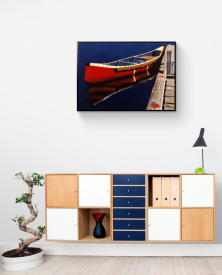 Tablou living tema marina - Red Canoe - Img 3