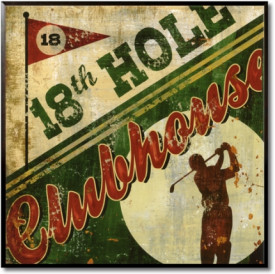 Tablou vintage golf - Clubhouse