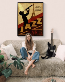 Tablou vintage muzica - Jazz in Paris, 1970 - Img 2