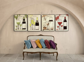 Set tablouri vintage - Giggle Water I