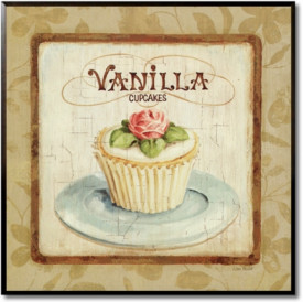 Tablou bucatarie briosa - Sweet Cupcakes Vanilla