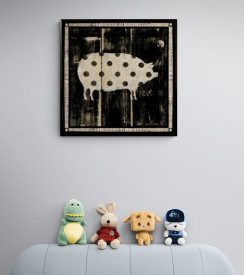 Tablou bucatarie - Polka Pig I
