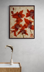Tablou living flori - Asian Orchid II