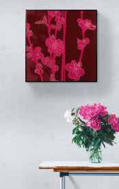 Tablou living flori - Plum Blossom I - Img 2