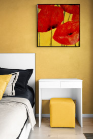 Tablou living flori - Squared Poppies I - Img 3