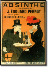 Tablou reclama vintage - Absinthe Edouard Pernot