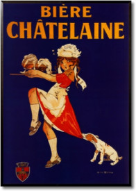 Tablou reclama vintage - Biere Chatelaine