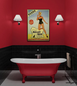 Tablou reclama vintage - Reard le Premier Maillot de Bain