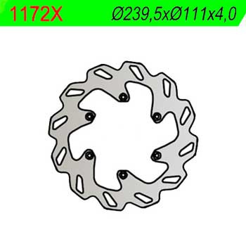NG - DISC FRANA NG1172X - KTM LC8, SUPERMOTO, SMR, SMT,
