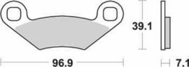 SBS - PLACUTE FRANA OFFROAD SINTER - 642SI