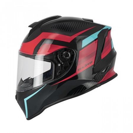 SIFAM - Casca copii full-face S-LINE S445 - NEGRU / ROSU, L