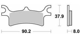 SBS - PLACUTE FRANA ATV SINTER - 787ATS