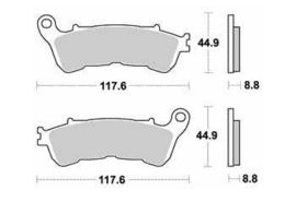 SBS - PLACUTE FRANA SCOOTER CERAMIC - 192HF