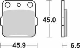 SBS - PLACUTE FRANA OFFROAD SINTER - 584SI