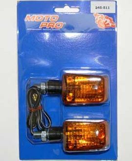 SET SEMNALE "E" SCURTE NEGRU/ORANGE