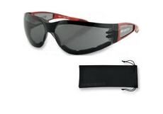 BOBSTER - OCHELARI MOTO SHIELD II RED/SMOKE