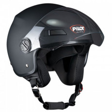 PILOT - Casca Open-face FAZER - negru mat, S