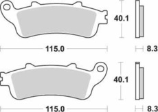 SBS - PLACUTE FRANA STREET EXCEL SINTER - 736LS