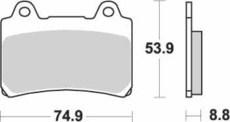 SBS - PLACUTE FRANA STREET EXCEL SINTER - 613HS