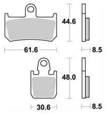 SBS - PLACUTE FRANA STREET EXCEL SINTER - 839HS