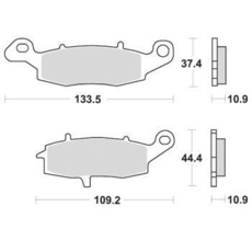 SBS - PLACUTE FRANA STREET EXCEL SINTER - 886LS