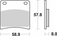 SBS - PLACUTE FRANA STREET EXCEL SINTER - 620LS