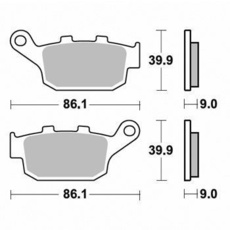 SBS - PLACUTE FRANA STREET EXCEL SINTER - 881LS