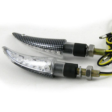 MOTOPRO - SET SEMNALE LED "SHARK" - NEGRE