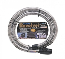 OXFORD - CABLU ARMAT CU LACAT "REVOLVER" 1.4 M X25MM - ARGINTIU