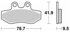 SBS - PLACUTE FRANA SCOOTER CERAMIC - 190HF