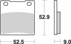 SBS - PLACUTE FRANA STREET EXCEL SINTER - 556LS