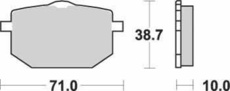 SBS - PLACUTE FRANA STREET EXCEL SINTER - 596HS