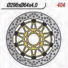 NG - DISC FRANA NG404001 / NG404 - FZR500/600 -'95 / TDM 850-01