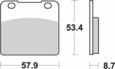 SBS - PLACUTE FRANA STREET EXCEL SINTER - 577HS