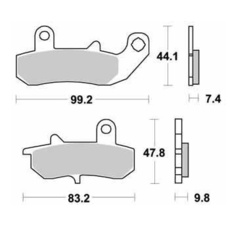 SBS - PLACUTE FRANA STREET EXCEL SINTER - 635LS