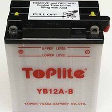 TOPLITE YUASA - YB12A-B (CU INTR., NU INCL. ACID)