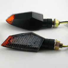 MOTOPRO - SET SEMNALE LED "POLYGON" - NEGRE