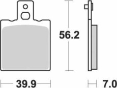 SBS - PLACUTE FRANA STREET EXCEL SINTER - 519LS
