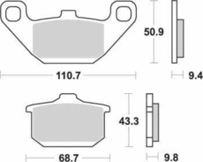 SBS - PLACUTE FRANA STREET EXCEL SINTER - 557HS
