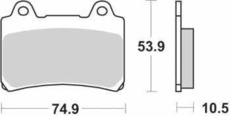 SBS - PLACUTE FRANA STREET EXCEL SINTER - 590LS