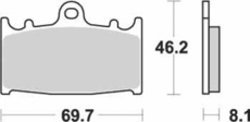 SBS - PLACUTE FRANA STREET EXCEL SINTER - 631HS
