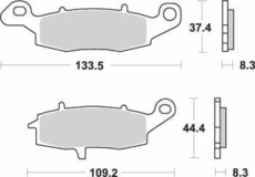 SBS - PLACUTE FRANA STREET EXCEL SINTER - 704LS