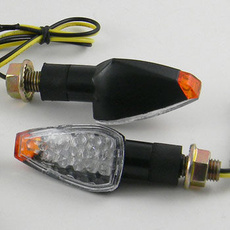 MOTOPRO - SET SEMNALE LED "HEXAGON" - NEGRE