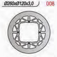 NG - DISC FRANA NG008 - HUSQVARNA TE 125-610 / WR 125-360